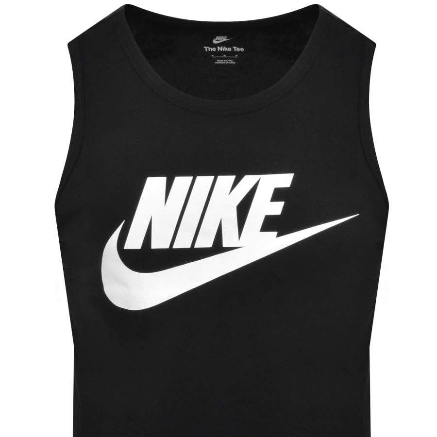 Nike Futura Icon Logo Vest T Shirt Black Mainline Menswear Ireland